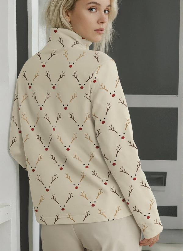 Christmas Print Casual Top