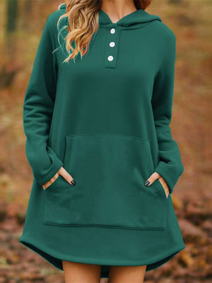 Fashion Solid Color Hoodie