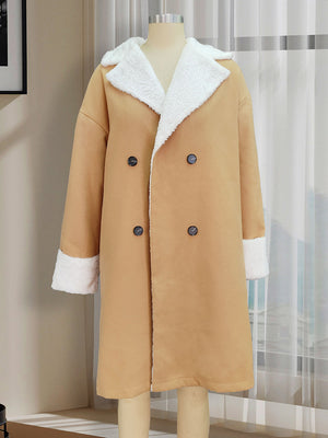Plush Fleece Long Coat