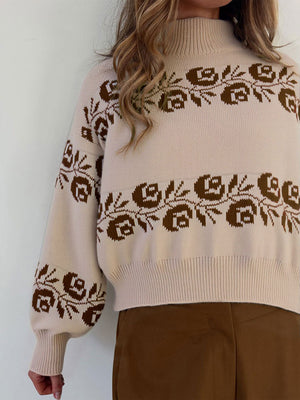 Soft Embroidered Sweater