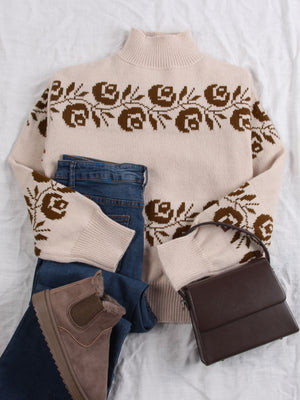 Soft Embroidered Sweater