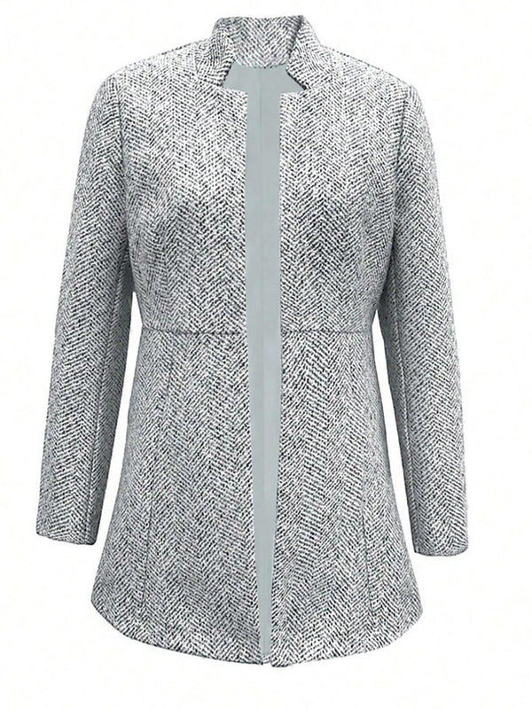 Thickened Tweed Classic Coat