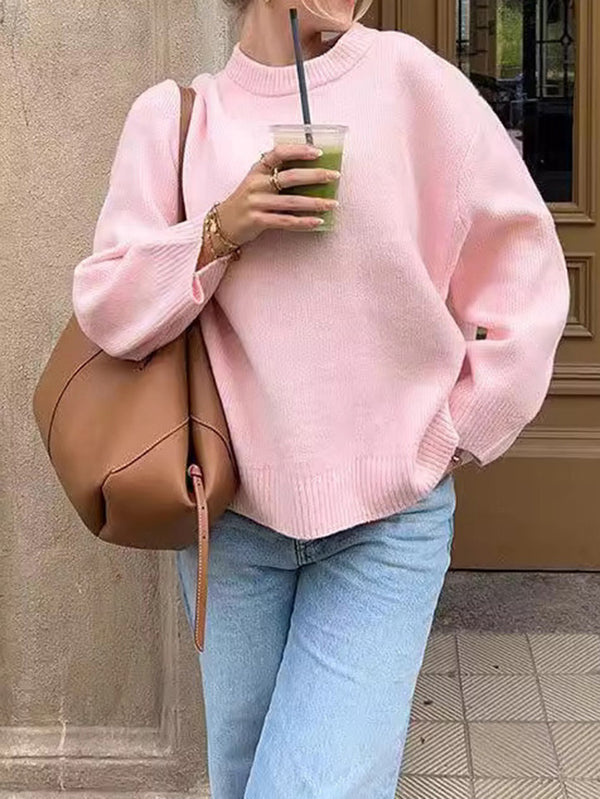 Versatile Knit Pullover Sweater