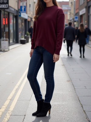 Versatile Knit Pullover Sweater